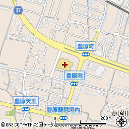 Ａコープくしだ店周辺の地図