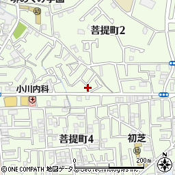 大阪府堺市東区菩提町2丁26-22周辺の地図