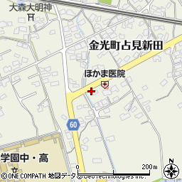 岡山県浅口市金光町占見新田1166周辺の地図