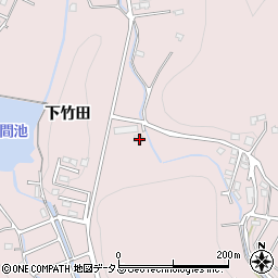 広島県福山市神辺町下竹田2468-3周辺の地図