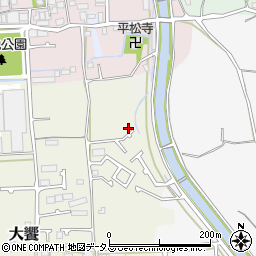 大阪府堺市美原区大饗18-3周辺の地図