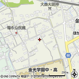 岡山県浅口市金光町占見新田1315周辺の地図