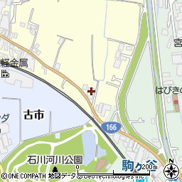 大阪府羽曳野市川向139-3周辺の地図