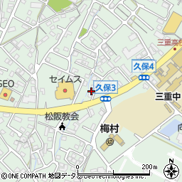 百五銀行梅村学園前支店 ＡＴＭ周辺の地図