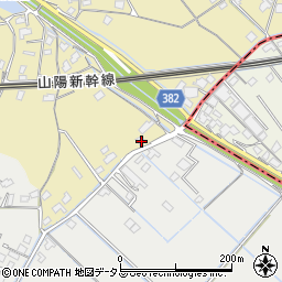 岡山県浅口市金光町下竹1106-2周辺の地図