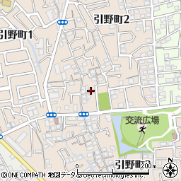 大阪府堺市東区引野町2丁7周辺の地図