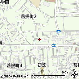 大阪府堺市東区菩提町2丁94-12周辺の地図