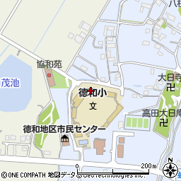 松阪市立徳和小学校周辺の地図