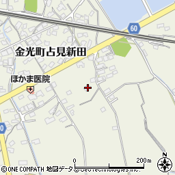 岡山県浅口市金光町占見新田1082-1周辺の地図