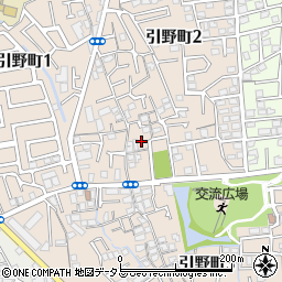 大阪府堺市東区引野町2丁15周辺の地図