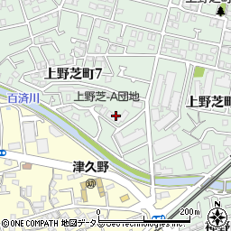 ライオンズガーデン上野芝周辺の地図