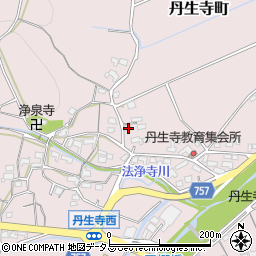 三重県松阪市丹生寺町432周辺の地図