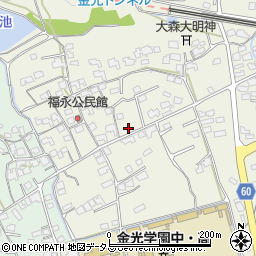 岡山県浅口市金光町占見新田1520周辺の地図