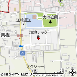 大阪府堺市美原区大饗247-1周辺の地図