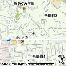 大阪府堺市東区菩提町2丁1-29周辺の地図