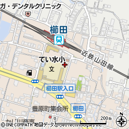 松阪市櫛田地区市民センター周辺の地図