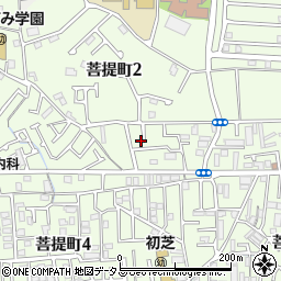 大阪府堺市東区菩提町2丁91-7周辺の地図