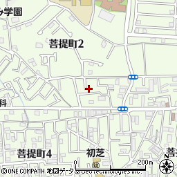 大阪府堺市東区菩提町2丁91-8周辺の地図