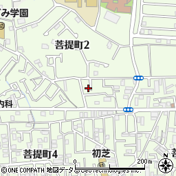 大阪府堺市東区菩提町2丁91-6周辺の地図