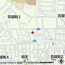 大阪府堺市東区菩提町2丁100-8周辺の地図