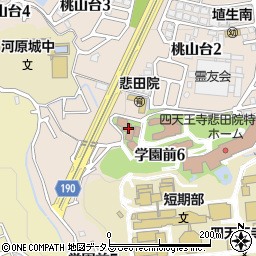 四天王寺悲田院特別養護老人ホーム周辺の地図
