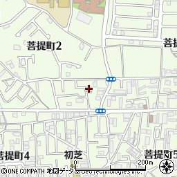 大阪府堺市東区菩提町2丁100-3周辺の地図