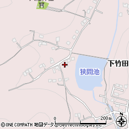 広島県福山市神辺町下竹田1493周辺の地図