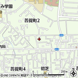 大阪府堺市東区菩提町2丁91-5周辺の地図