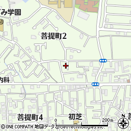 大阪府堺市東区菩提町2丁91-4周辺の地図