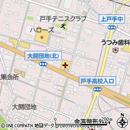 ダイソー＆アオヤマ１００ＹＥＮＰＬＡＺＡ福山戸手店周辺の地図