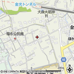 岡山県浅口市金光町占見新田1529周辺の地図