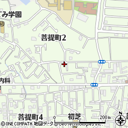 大阪府堺市東区菩提町2丁91-2周辺の地図