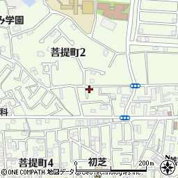 大阪府堺市東区菩提町2丁91-16周辺の地図