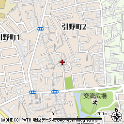 大阪府堺市東区引野町2丁49周辺の地図
