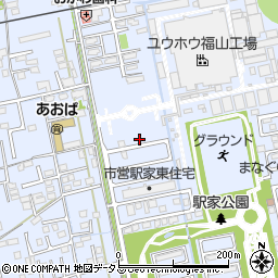 広島県福山市駅家町万能倉373-64周辺の地図
