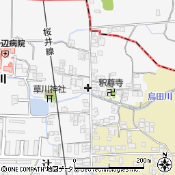奈良県桜井市辻201-1周辺の地図