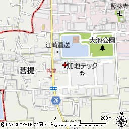 大阪府堺市美原区大饗247-2周辺の地図