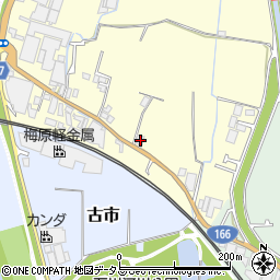 大阪府羽曳野市川向152周辺の地図