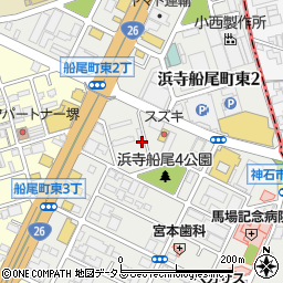大阪府堺市西区浜寺船尾町東3丁367周辺の地図
