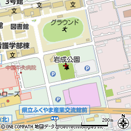 岩成公園周辺の地図