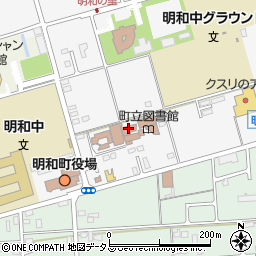 明和町役場　保健福祉センター周辺の地図