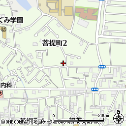 大阪府堺市東区菩提町2丁44-6周辺の地図