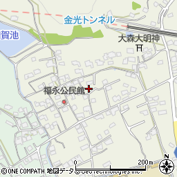岡山県浅口市金光町占見新田1513周辺の地図
