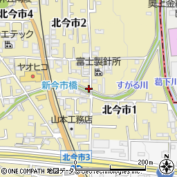〒639-0242 奈良県香芝市北今市の地図