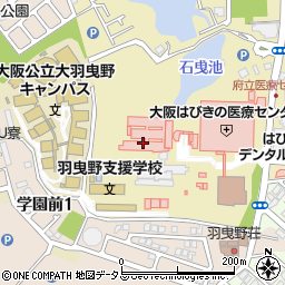ココカラファイン薬局大阪はびきの中央店周辺の地図