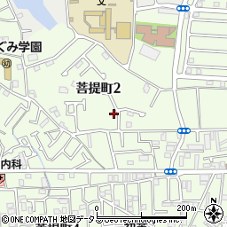 大阪府堺市東区菩提町2丁44-9周辺の地図