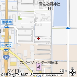 奈良県磯城郡田原本町阪手758-1周辺の地図