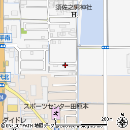 奈良県磯城郡田原本町阪手758周辺の地図