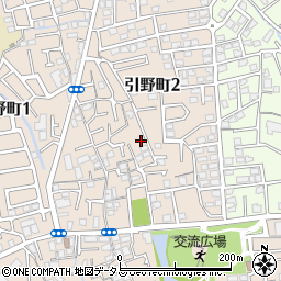 大阪府堺市東区引野町2丁周辺の地図