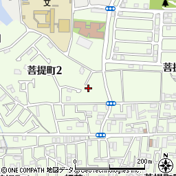 大阪府堺市東区菩提町2丁77-10周辺の地図